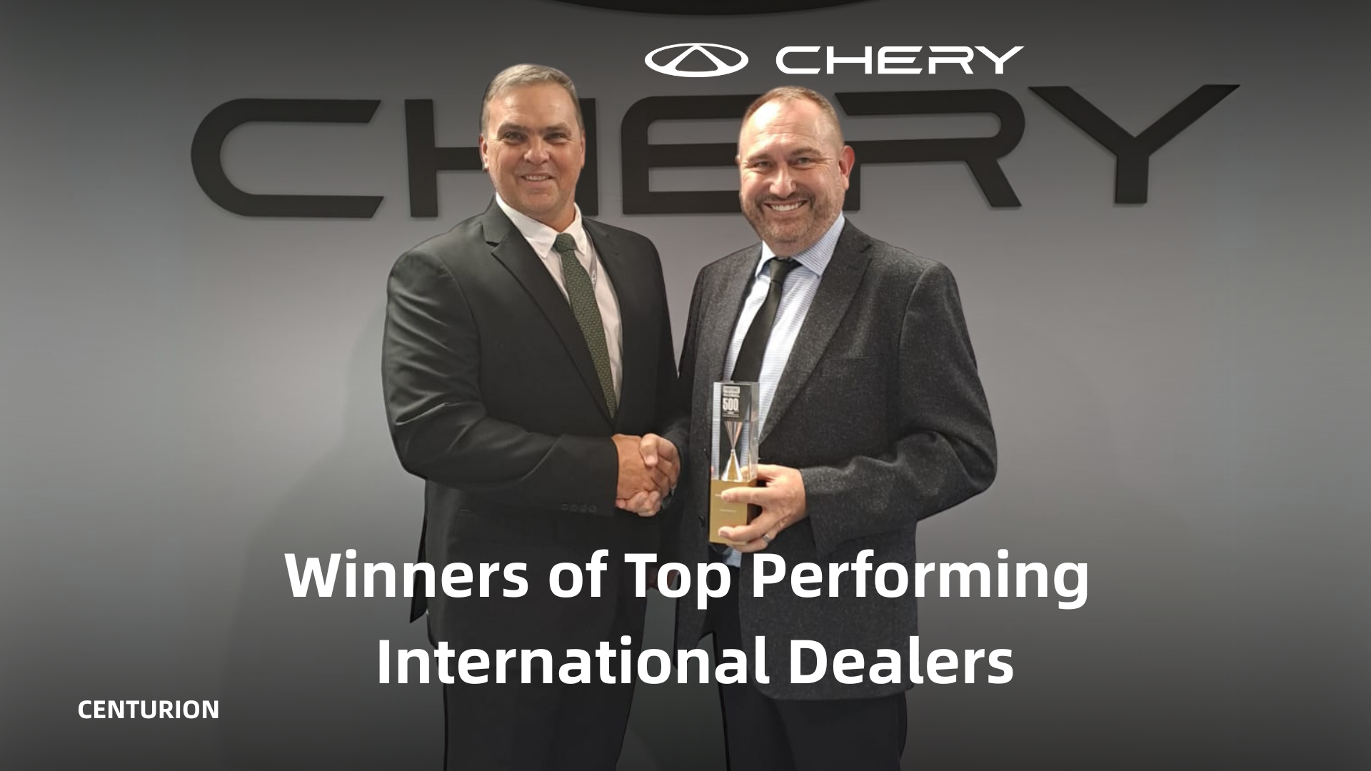 International Chery Awards. This prestigious accolade recognizes excellence in global automotive performance, customer service, and operational succ